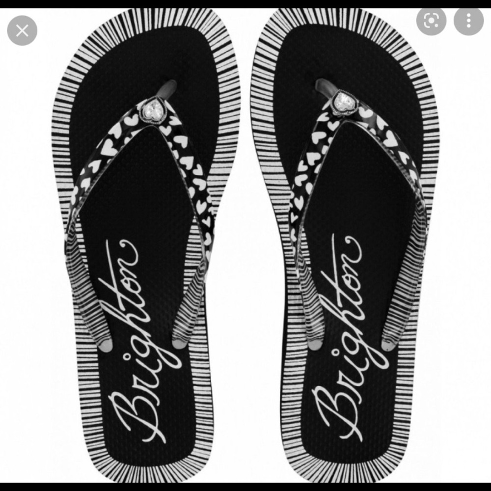 NWT -Sold out Brighton Artsy flip flop